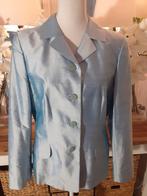 Nieuw Lichtblauw jasje Escada, 38/M, zijde., Ophalen of Verzenden, Nieuw, Maat 38/40 (M), Blauw