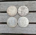 Zilveren rijksdaalders Juliana 1959 1960 1961 1962, Koningin Juliana, Setje, Zilver, Ophalen of Verzenden