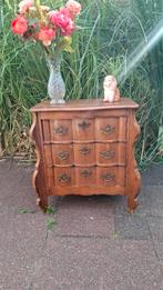 Ladekast sidetable kast vintage hout sierlijk, Huis en Inrichting, Kasten | Ladekasten, Ophalen, Zo goed als nieuw, 25 tot 50 cm