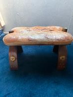 Kamelen zadel/ Voetenbankje met Lederen Bekleding, Ophalen, Gebruikt, Rechthoekig, 50 tot 75 cm