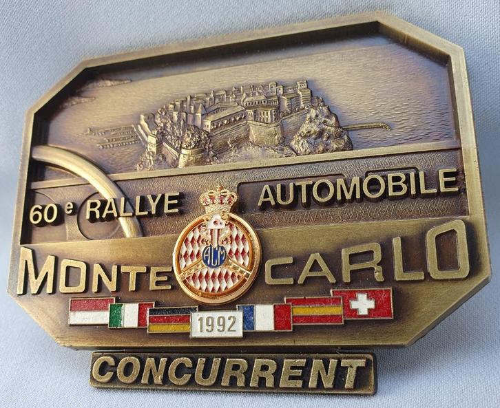 60e Rallye van Monaco - Monte Carlo 1992, Verzamelen, Automerken, Motoren en Formule 1, Nieuw, Auto's, Ophalen of Verzenden