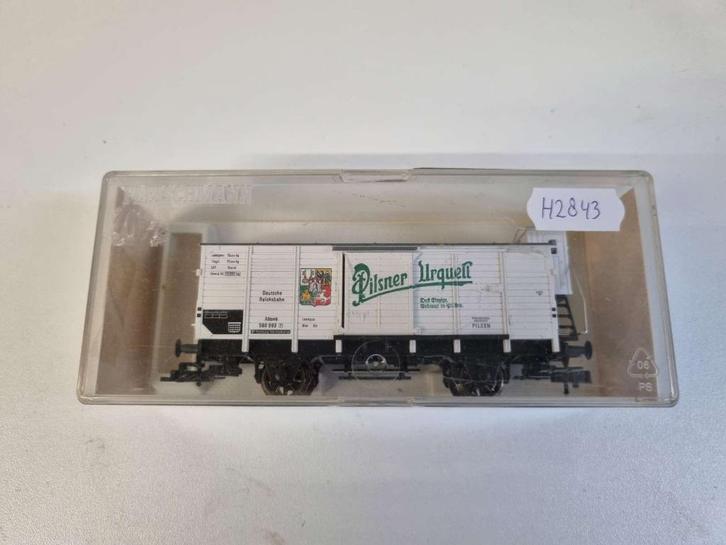 Fleischmann 5357K - Bierwagen "Pilsener Urquel" van de DRG, Hobby en Vrije tijd, Modeltreinen | H0, Zo goed als nieuw, Wagon, Gelijkstroom
