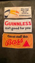Vintage Guinness & Bass Bardoekjes - Set van 3, Ophalen of Verzenden, Gebruikt, Overige typen, Overige merken