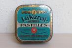 Vooroorlogs blikje Läkeroll Borst Pastilles, Verzamelen, Ophalen of Verzenden, Gebruikt, Verpakking