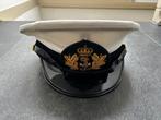 Marine officierspet - maat 57 officier, Ophalen of Verzenden, Marine, Nederland, Helm of Baret