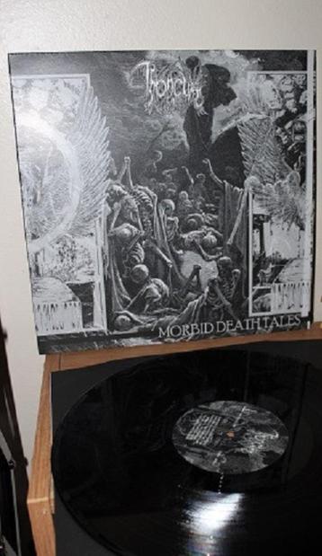 Throneum ‎– Morbid Death Tales lp black death  nieuw  new beschikbaar voor biedingen