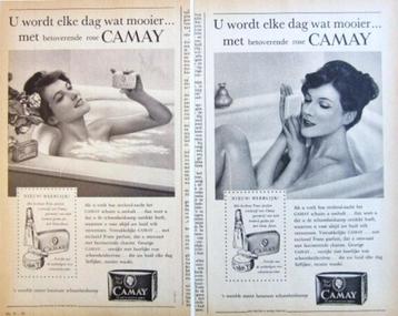 5 vintage advertenties reclames van Camay zeep 1960 beschikbaar voor biedingen