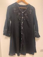 Zwarte katoenen blouse van Gudrun Sjoden s, Kleding | Dames, Ophalen of Verzenden, Zo goed als nieuw, Zwart