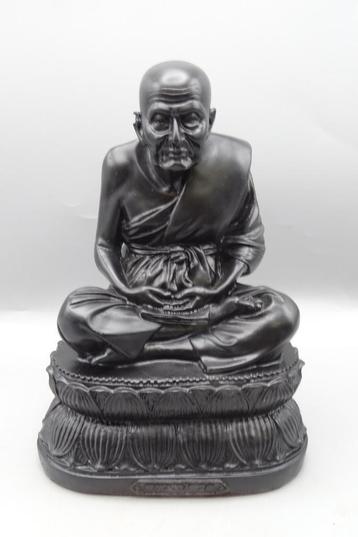 Zwart Monnik Phra Luang Phor Tuad beeld beschikbaar voor biedingen