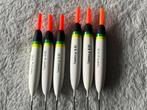 adv 354 / NIEUW serie 6 dobbers TUBERTINI voor breeklichtje, Watersport en Boten, Hengelsport | Witvissen, Ophalen of Verzenden