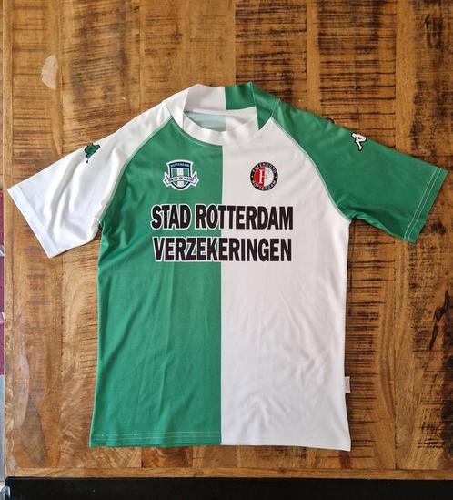 Feyenoord kindermaat YXXL, Kleding | Heren, Sportkleding, Gedragen, Voetbal, Maat 46 (S) of kleiner, Groen, Ophalen of Verzenden