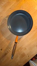 Le Creuset pannen, Ophalen of Verzenden, Gebruikt, Gietijzer, Koekenpan of Braadpan