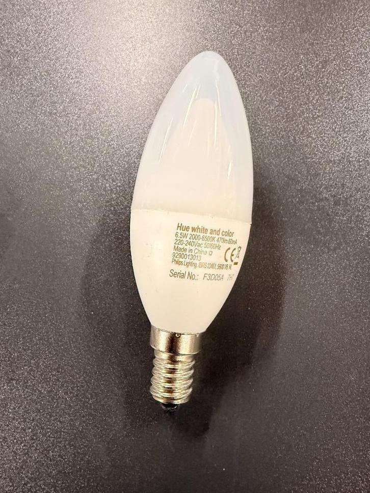 philips hue white and color E14 fitting (klein), Huis en Inrichting, Lampen | Losse lampen, Gebruikt, Led-lamp, Minder dan 30 watt