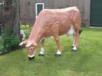 Jersey koe op ware grootte, Tuin en Terras, Tuinbeelden, Ophalen, Zo goed als nieuw, Kunststof, Dierenbeeld