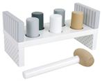 Houten hamerbank grijs/wit JaBaDaBaDo, Ophalen of Verzenden, Nieuw, Kraamcadeau