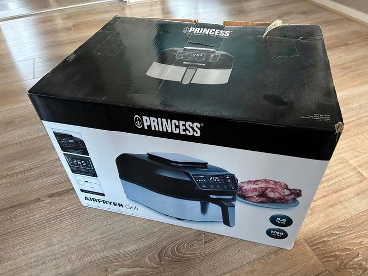Princess Airfryer Grill - Zo goed als nieuw!, Witgoed en Apparatuur, Airfryers, Zo goed als nieuw, Airfryer, 1000 t/m 1499 gram