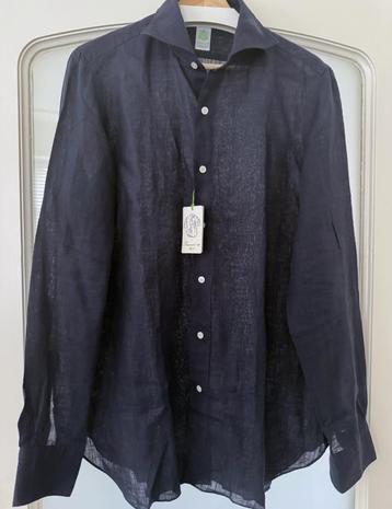 Finamore linnen shirt. Maat 41-16. Nieuw! beschikbaar voor biedingen