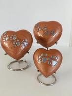 Hart urn koper met pootafdruk, Verzenden, Info@heturnenhuis.nl, Het Urnen Huis, Nieuw