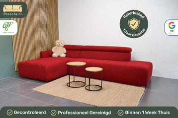 Montel Hoekbank lounge bank Rood Pepper [Refurbished] beschikbaar voor biedingen