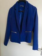Mooi gevoerd jasje mt M kobaltbl, Kleding | Dames, Maat 38/40 (M), Zo goed als nieuw, Jasje, Verzenden