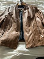 Camel kleur leren jasje, Bruin, Ophalen of Verzenden, Zo goed als nieuw, Jasje