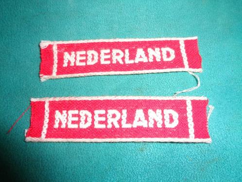 NBS set embleem bewakingstroepen oorlog wo2, Verzamelen, Militaria | Tweede Wereldoorlog, Landmacht, Embleem of Badge, Nederland