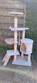 Kattenkrabpaal, kattenmeubel. Beige., Ophalen, Gebruikt