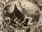 Romeyn de Hooghe "Eglon door Ehud" grote ets, 1703, Antiek en Kunst, Kunst | Etsen en Gravures, Ophalen of Verzenden