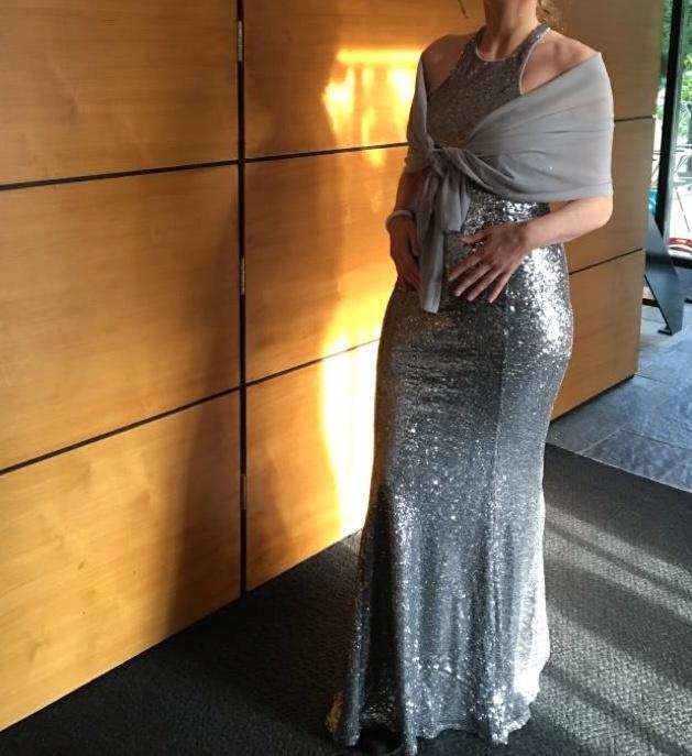 galajurk, Kleding | Dames, Gelegenheidskleding, Gedragen, Galajurk, Maat 38/40 (M), Overige kleuren, Ophalen of Verzenden