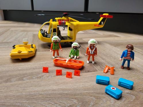 Playmobil 3845 Air Rescue helicopter set (met bootje)., Kinderen en Baby's, Speelgoed | Playmobil, Ophalen of Verzenden