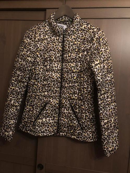 Tussen jas licht jack all seasons panterprint S als NIEUW, Kleding | Dames, Jassen | Zomer, Zo goed als nieuw, Maat 36 (S), Zwart