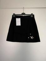 E674 Nieuw: Nikkie: mt. 38=M rok spijkerrok jeans rokje, Maat 38/40 (M), Zwart, Nieuw, Ophalen of Verzenden