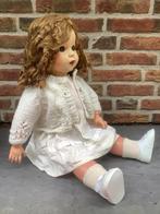Antieke pop 60 cm. Niet gemerkt., Verzamelen, Poppen, Ophalen of Verzenden
