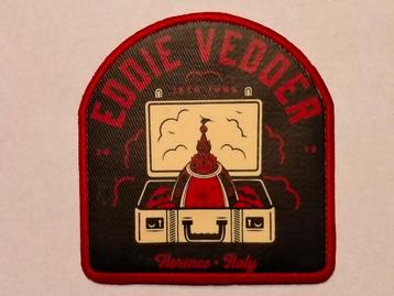 Eddie Vedder Florence Italië tour patch embleem RARE rock beschikbaar voor biedingen
