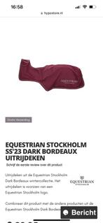 Equestrian stockholm nieuw! Uitrijdeken bordeaux full, Dieren en Toebehoren, Paarden en Pony's | Dekens en Dekjes, Ophalen of Verzenden