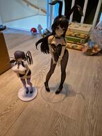 2x Manga Anime figuren oa Bunny Girl - 18+, Ophalen of Verzenden, Zo goed als nieuw, Beeldje of Figuurtje