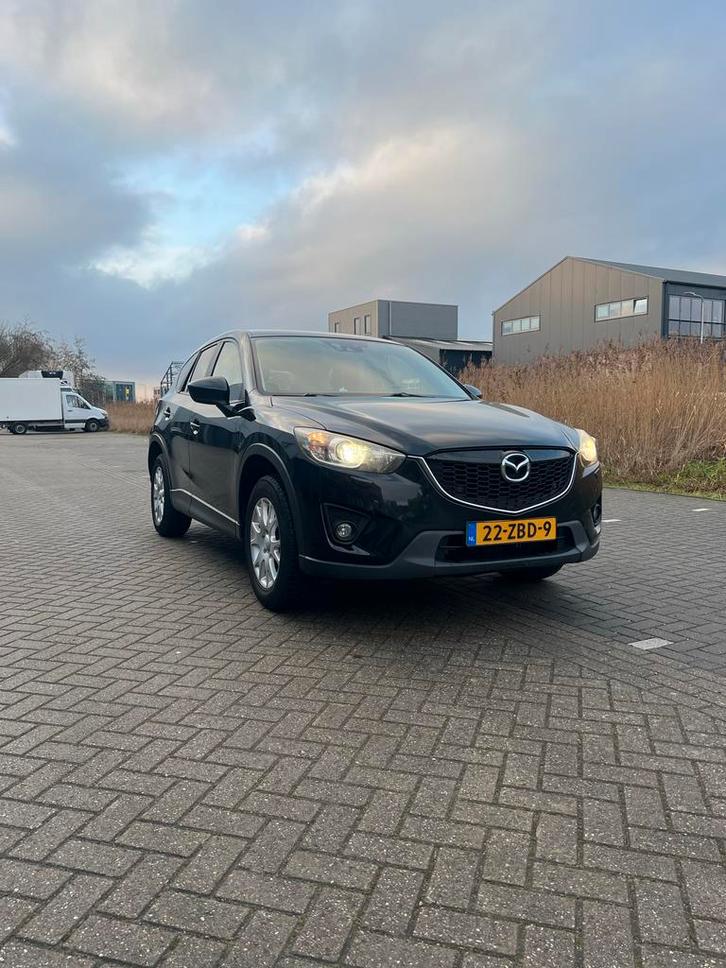 Mazda CX-5 2.0 121KW 2WD 2012 Zwart, Auto's, Mazda, CX-5, ABS, Adaptieve lichten, Airbags, Airconditioning, Bluetooth, Boordcomputer
