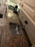 Granieten keukenblad, Ophalen of Verzenden, Zo goed als nieuw, Graniet of Steen