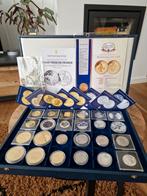 Koffer met verzameling munten, Ophalen of Verzenden, Nederland en Buitenland, Munten