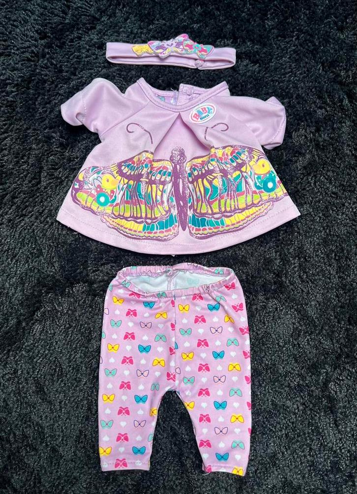 Leuk kledingsetje vlinder voor pop van Baby Born, Kinderen en Baby's, Speelgoed | Poppen, Zo goed als nieuw, Babypop, Ophalen of Verzenden