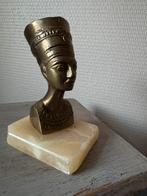 Nefertiti. Borstbeeldje messing, Verzamelen, Beelden en Beeldjes, Ophalen of Verzenden, Zo goed als nieuw, Dier