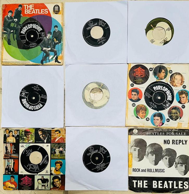 9 vinyl singles jaren 1960 van The Beatles, Cd's en Dvd's, Vinyl | Pop, Zo goed als nieuw, 1960 tot 1980, Overige formaten, Ophalen of Verzenden