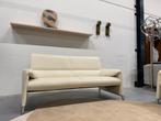 Als nieuw Leolux Felizia Bank 2,5 Zits Fauteuil Senso Egret, Huis en Inrichting, Banken | Bankstellen, Leolux, Driepersoons, 75 tot 100 cm