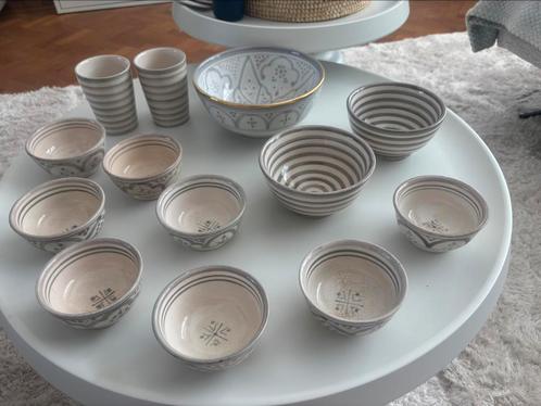 Marokkaans servies Chabi chic, Huis en Inrichting, Keuken | Servies, Kom(men), Overige stijlen, Glas, Ophalen of Verzenden