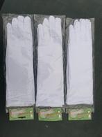 3 paar lange witte handschoenen  maat  M, Ophalen of Verzenden, Nieuw