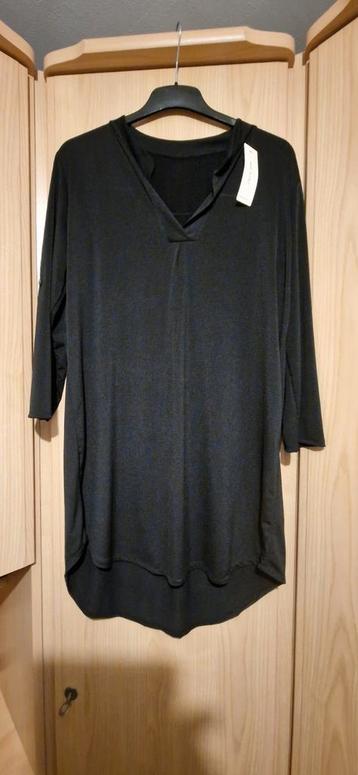 Nieuw tuniek/jurk zwart maat 44/46 o-o is 61 cm