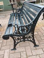 Gietijzeren tuinbank, Tuin en Terras, Tuinbanken, Ophalen, Gebruikt