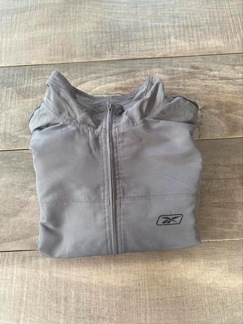 Reebok windjack grijs | Maat L, Kleding | Heren, Jassen | Zomer, Nieuw, Maat 52/54 (L), Grijs, Ophalen of Verzenden