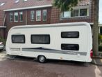 Hobby 545 KMF - Familiecaravan uit 2011, Caravans en Kamperen, 90 kg, Kachel, Rondzit, Hobby