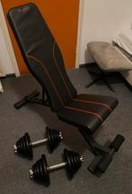 Dumbells met bankje, Ophalen, Zo goed als nieuw, Dumbbell